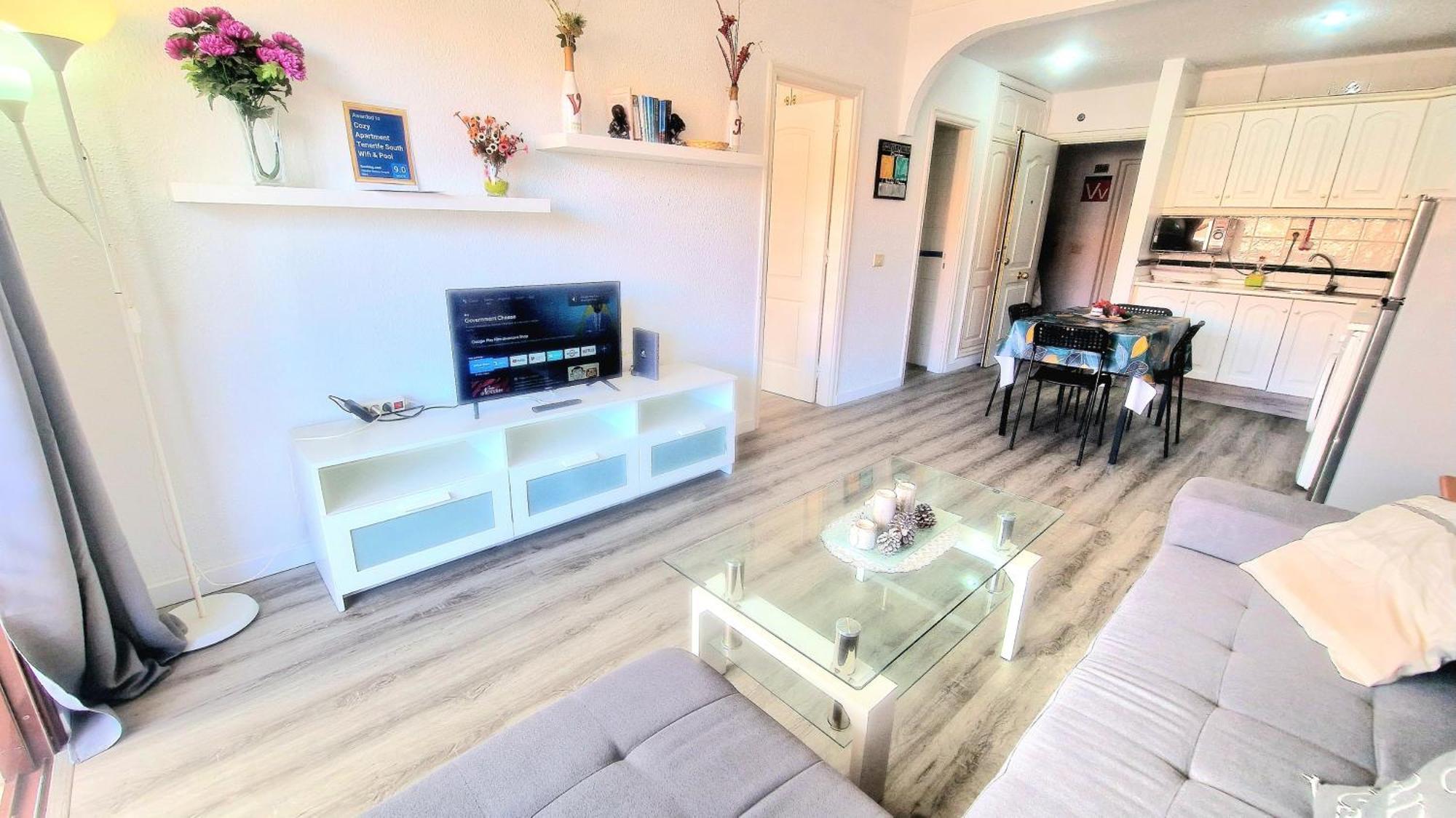 Cozy Apartment Tenerife South Wifi & Pool Costa Del Silencio Exterior photo